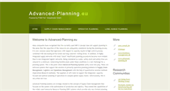 Desktop Screenshot of advanced-planning.eu